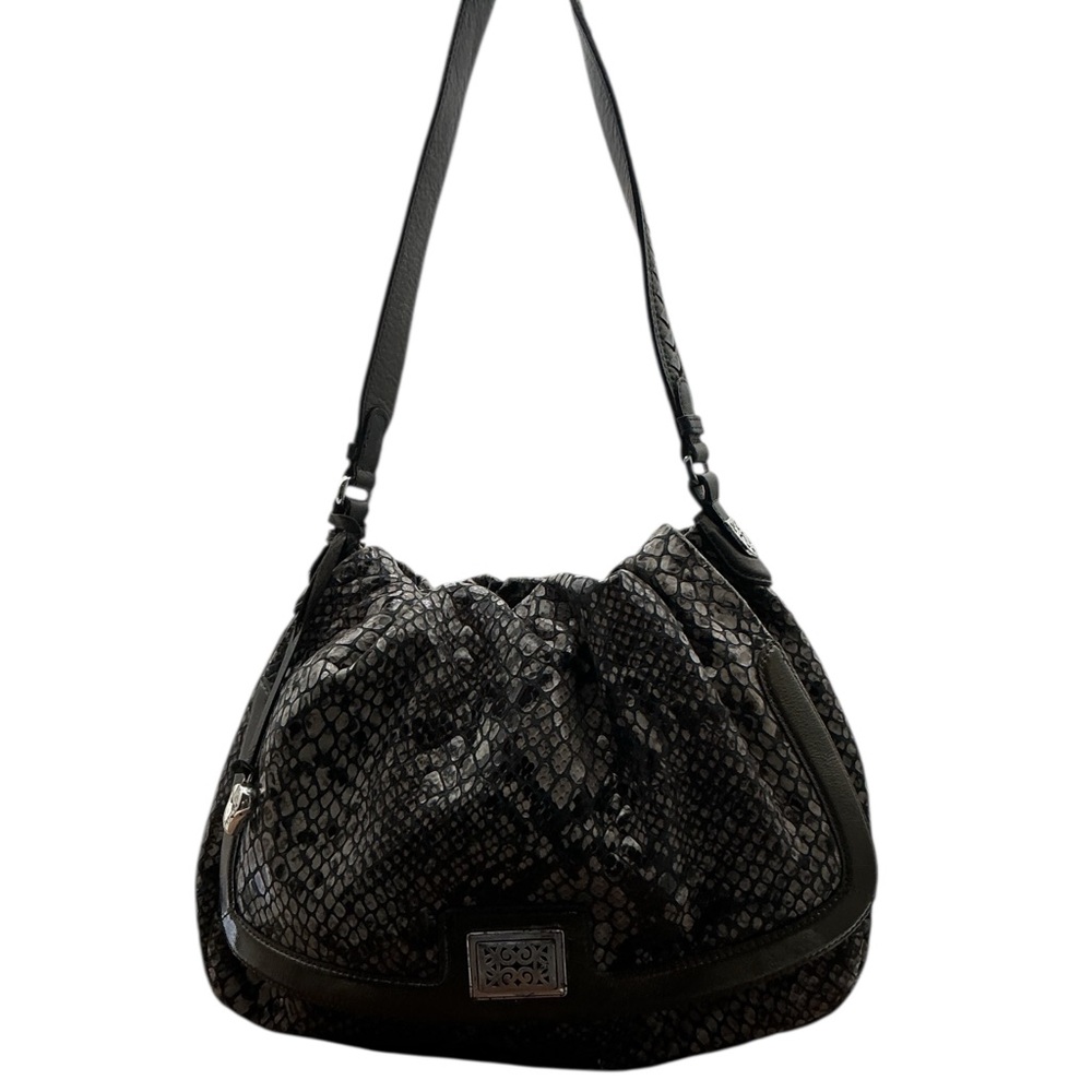 Brigbton Chic‎ gray  Snakeskin Shoulder Bag